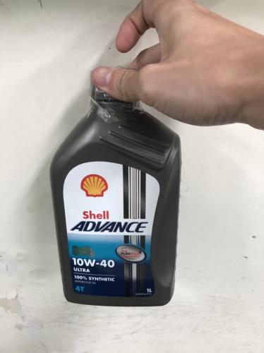 使用心得 Shell Advance 4t 10w40 全合成機油